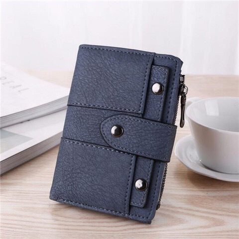 Manufacturers wholesale wallet women short coin purse new style Japanese and Korean small fresh multifunctional card holder buckle women's wallet