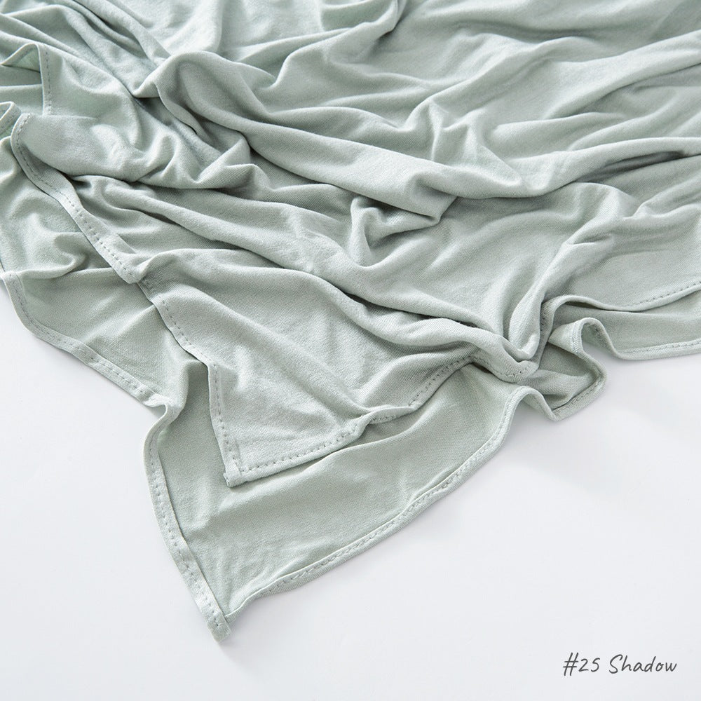 High-quality right-angle curled modal sweat cloth headscarf 170*60 mercerized cotton breathable and comfortable women's head scarf