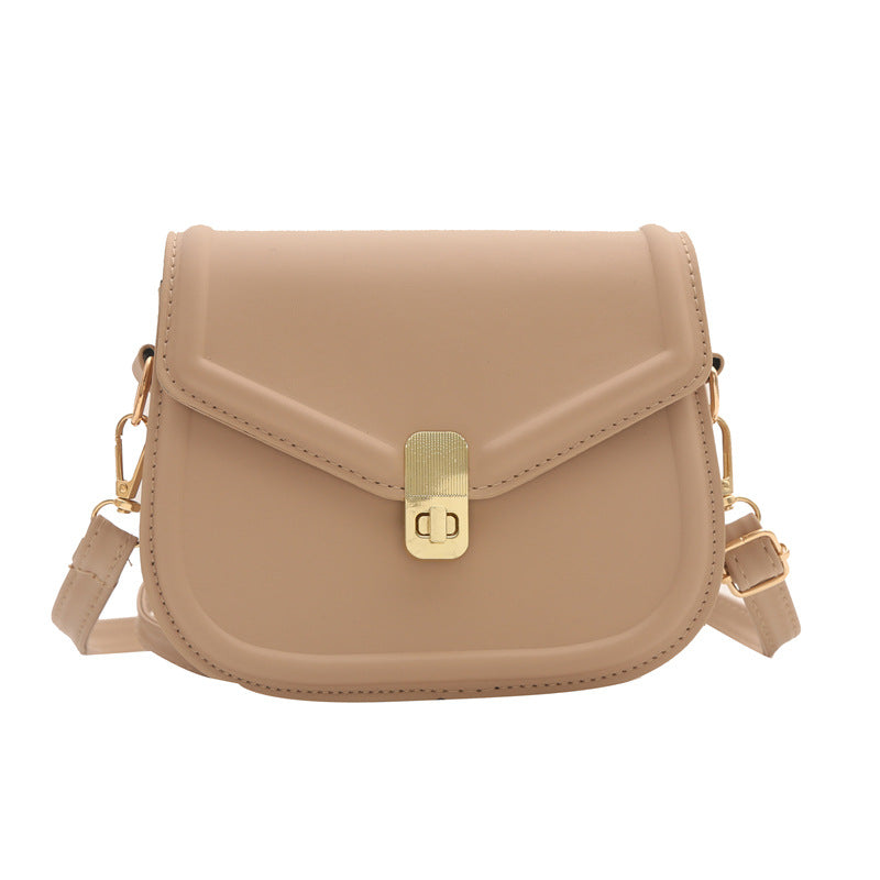 High-quality simple sewing line underarm bag women's bag 2025 new style fashion solid color versatile shoulder crossbody bag