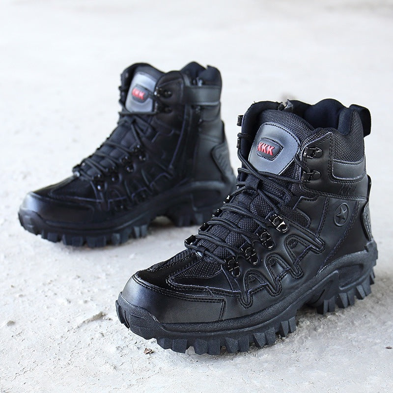 Cross-border spot new products high-top men's outdoor special forces tactical boots combat boots military boots hiking boots security boots large size