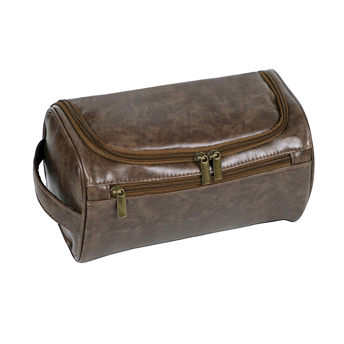 Large-capacity women's travel storage toiletry bag portable outing bag simple business trip handbag pu waterproof cosmetic bag