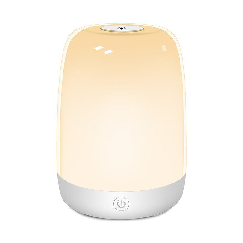 Sleep simulation sunrise wake-up light alarm clock wholesale simple silent touch bedside USB colorful night light romantic