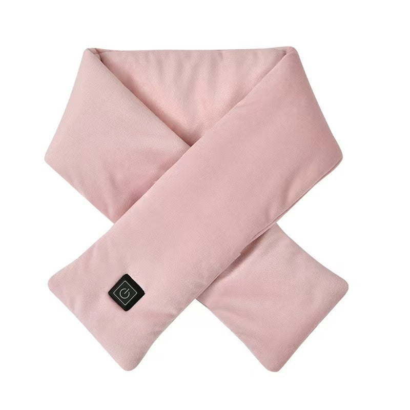 Spot autumn and winter USB heating smart power bank heating scarf versatile neck protection scarf washable electric heating scarf