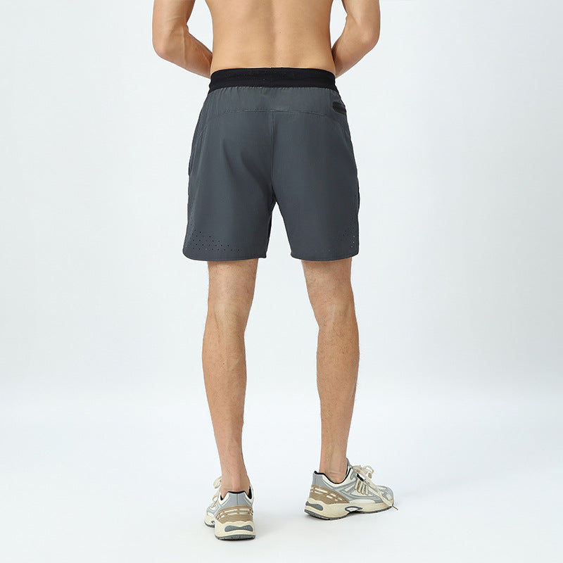 Summer LULU sports shorts men's fitness quick-drying pants breathable outdoor running casual training yoga shorts