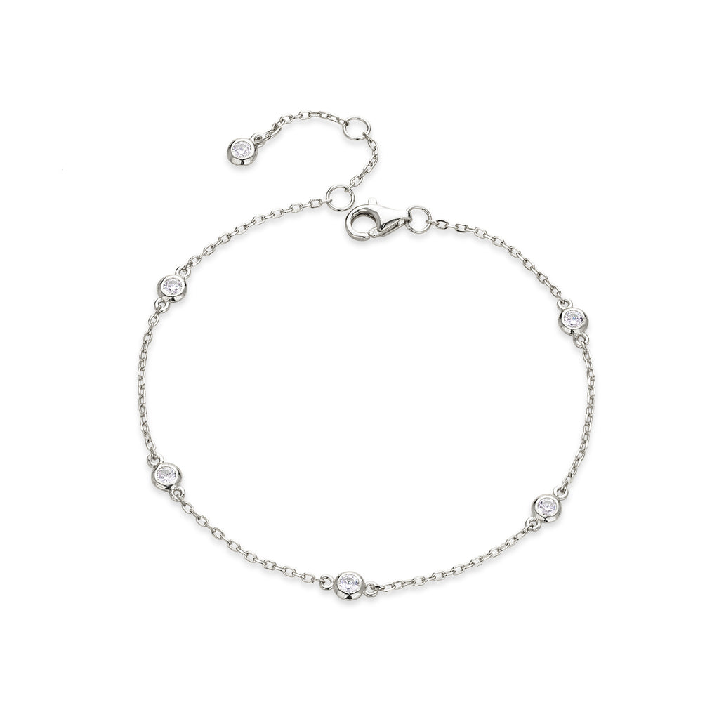 Cross-border new S925 sterling silver bracelet fashionable and simple women's hand jewelry personality light luxury high-end niche jewelry female