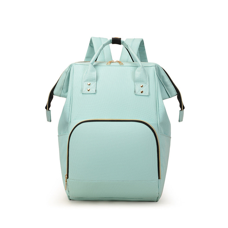 Mommy bag factory direct sales fashionable portable mother and baby bag for going out large capacity bottle insulation multi-pocket backpack mommy bag