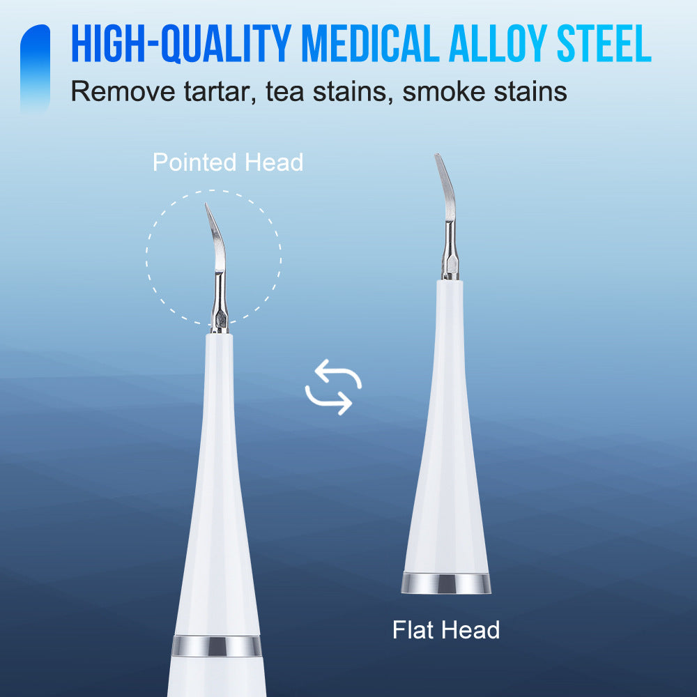 Cross-border 5-speed high-frequency vibration tooth cleaner USB electric toothbrush tooth cleaner to remove stains and calculus set tooth cleaner