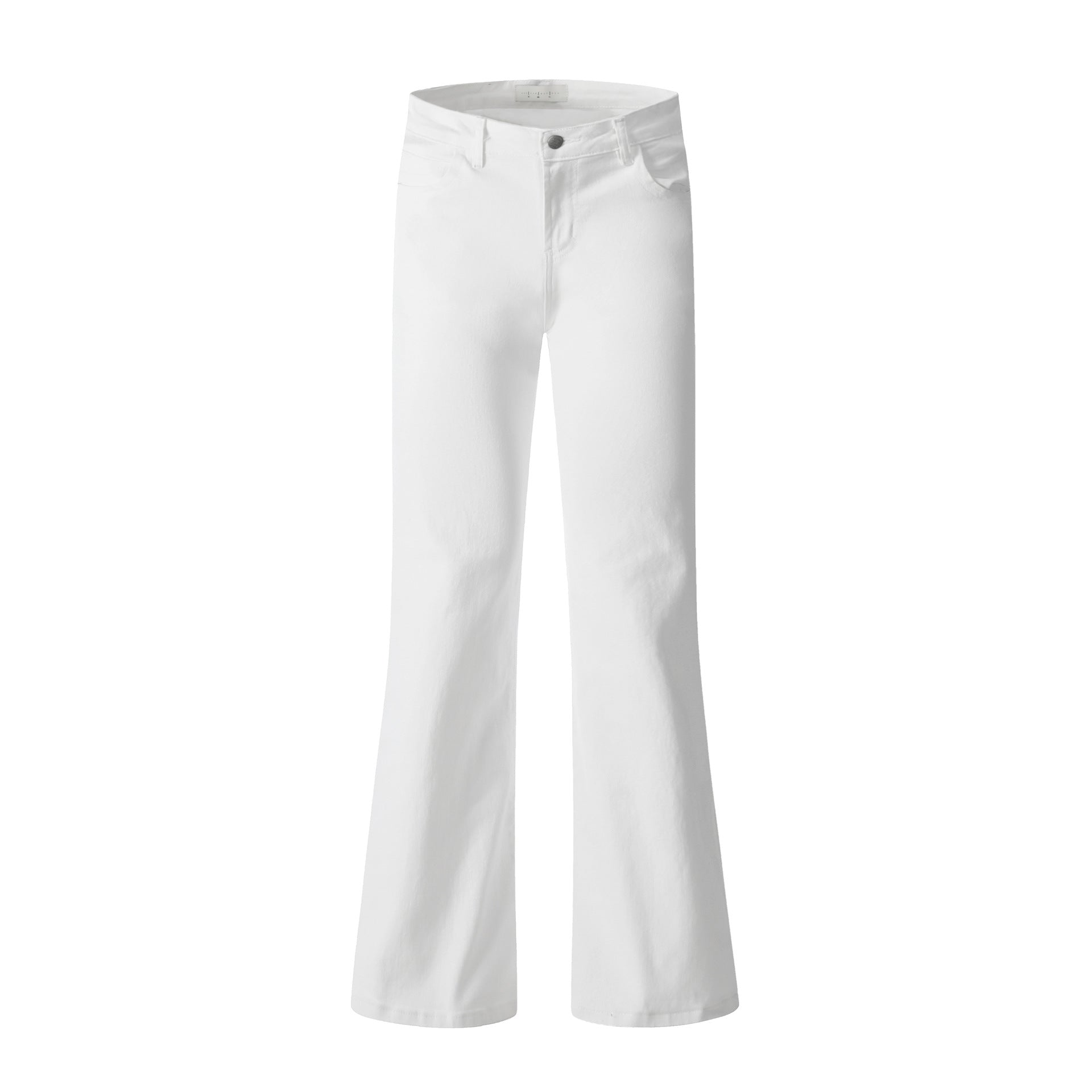 11KN American flared jeans women's simple cleanfit loose slim loose stacked casual slim trousers