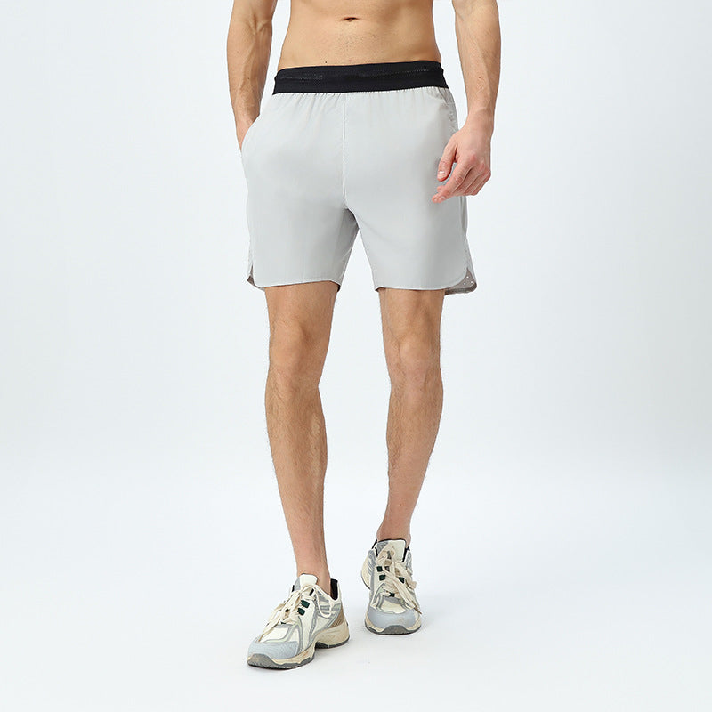 Summer LULU sports shorts men's fitness quick-drying pants breathable outdoor running casual training yoga shorts