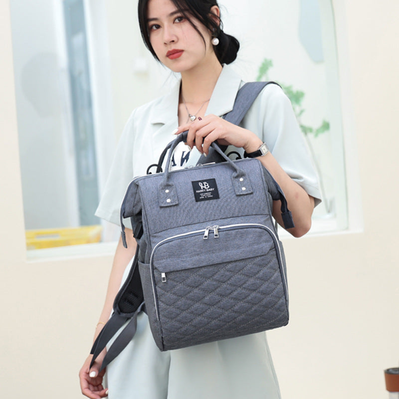 New fashion backpack mommy bag cross-border wholesale large capacity mother and baby travel backpack water-proof mother and baby bag