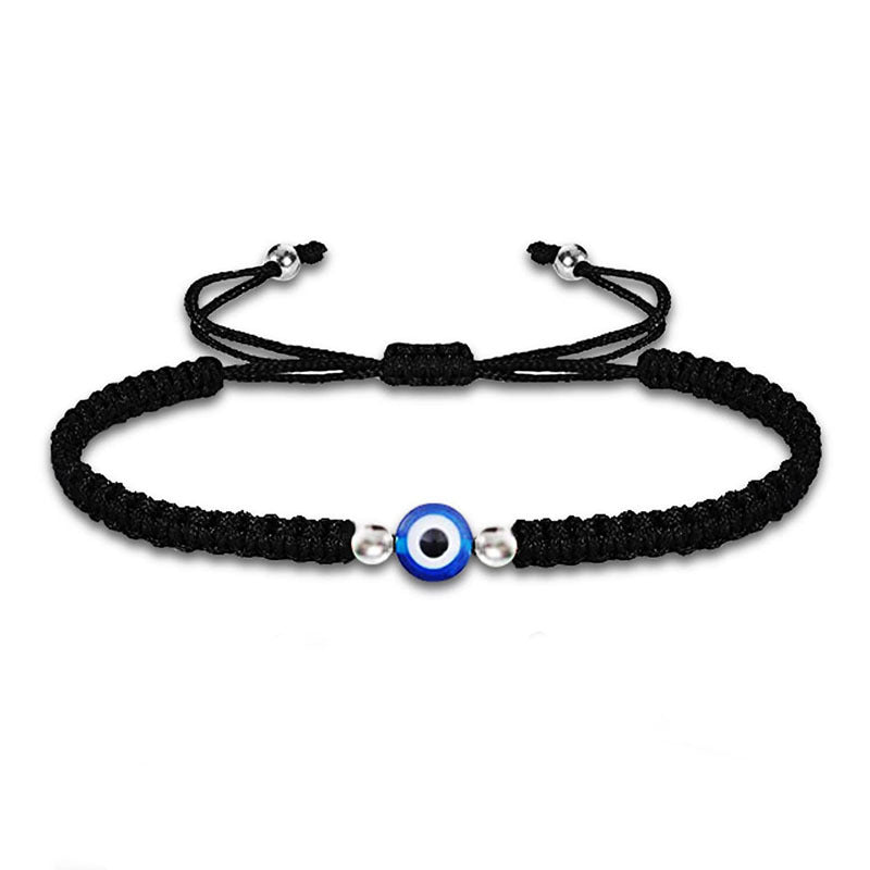 Cross-border hot selling special for the devil eye bracelet women pure hand-woven European and American fashion personality couple bracelet wholesale