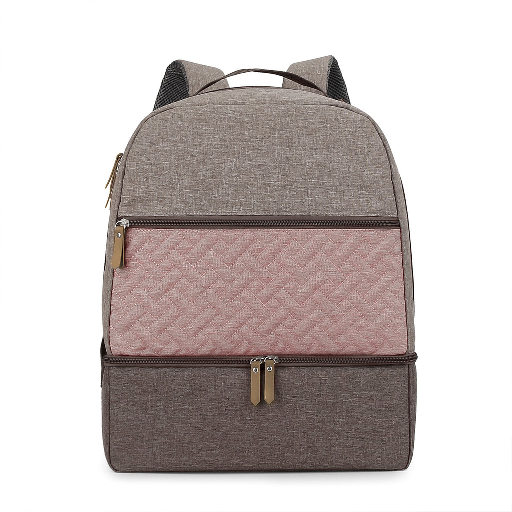 Mother and baby travel mommy bag outdoor dining baby food fresh-keeping backpack milk storage mommy bag