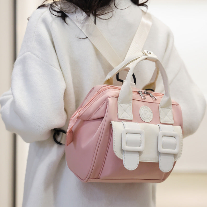 New mini mommy bag with three carrying modes Multifunctional mother and baby bag Cute and compact Large capacity mommy bag