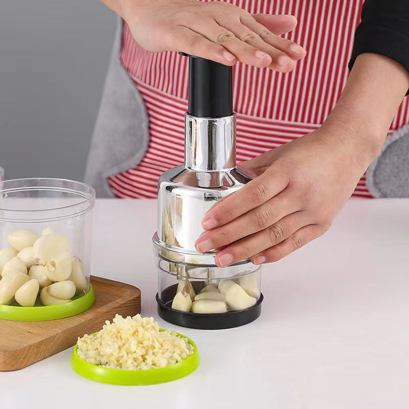 304 stainless steel garlic crusher manual garlic crusher garlic masher for cutting onion, ginger and garlic kitchen supplies garlic crusher