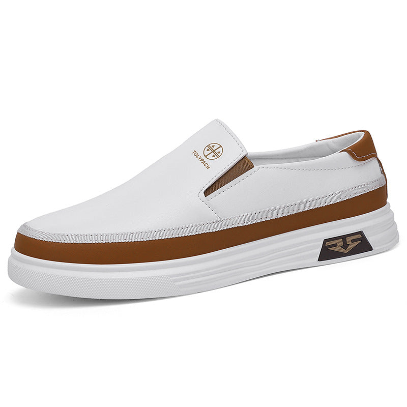 2025 new Wenzhou shoes spring casual business formal toe shoes one-step middle-aged dad shoes