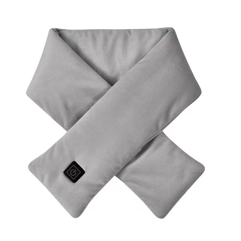 Spot autumn and winter USB heating smart power bank heating scarf versatile neck protection scarf washable electric heating scarf