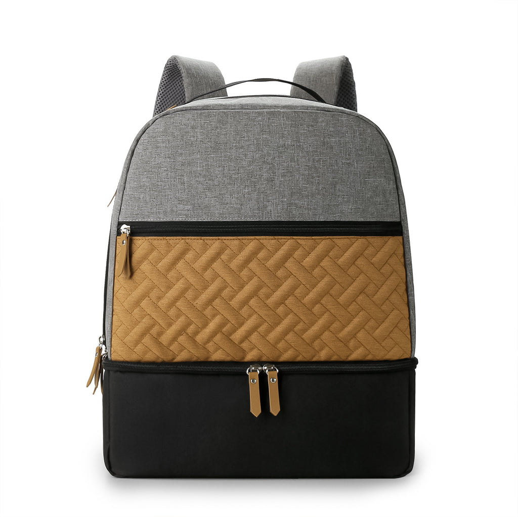 Mother and baby travel mommy bag outdoor dining baby food fresh-keeping backpack milk storage mommy bag