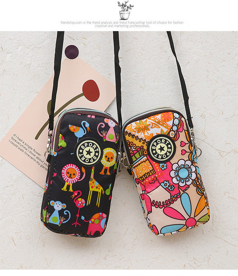 【Manufacturer wholesale】Spring and summer new fashion simple Japanese and Korean new mobile phone bag crossbody bag coin purse women's bag