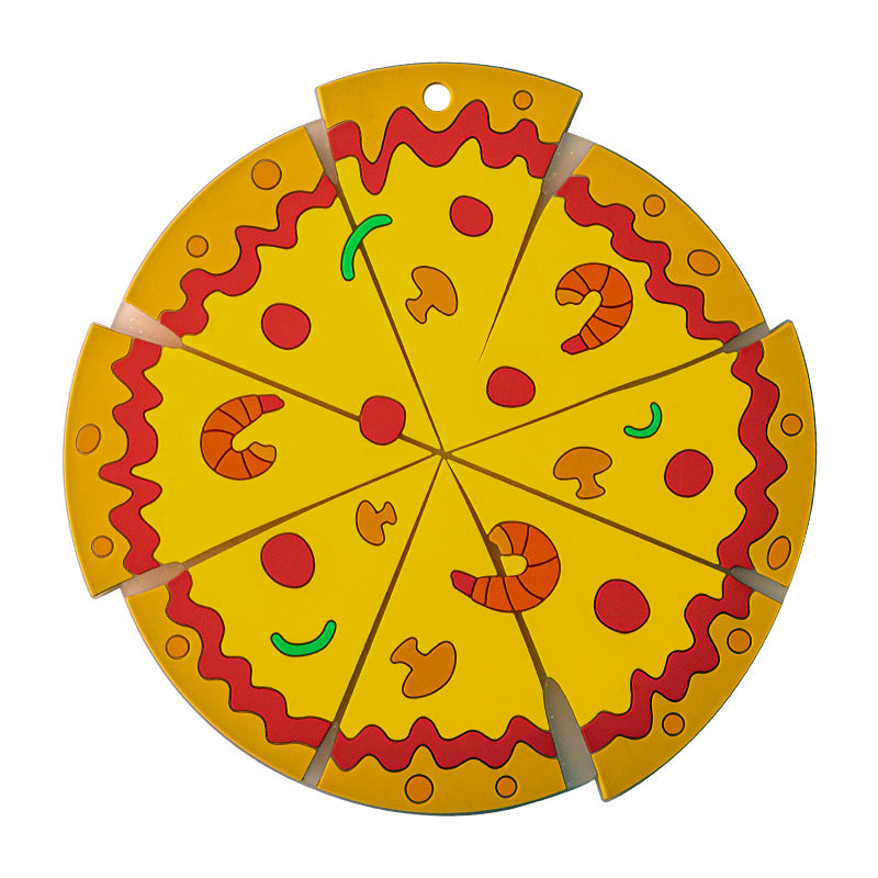 Anti-scalding mat, dish bowl mat, silicone insulation mat, dining table, high-value, easy-to-wash, round placemat, creative coaster
