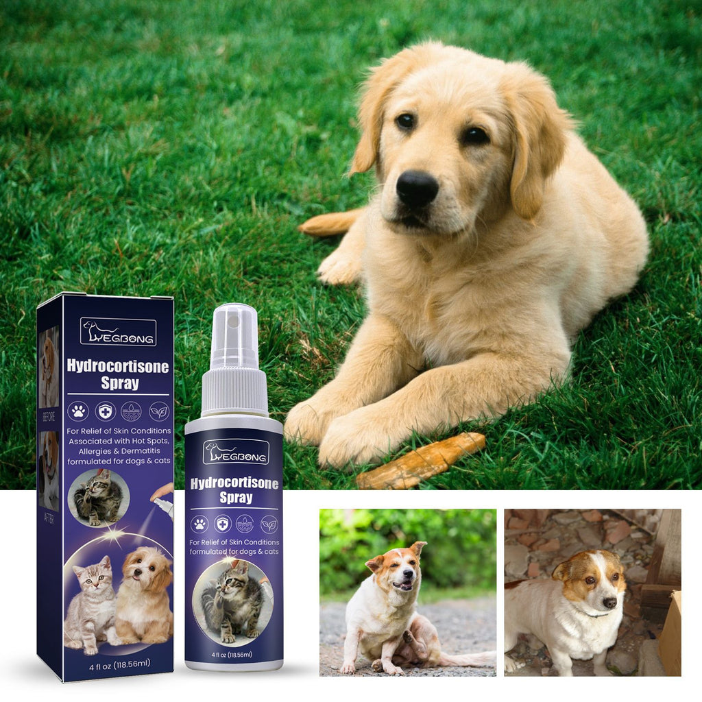 Yegbong pet care spray to remove mites and insects, clean and soothe the skin and fur of cats and dogs
