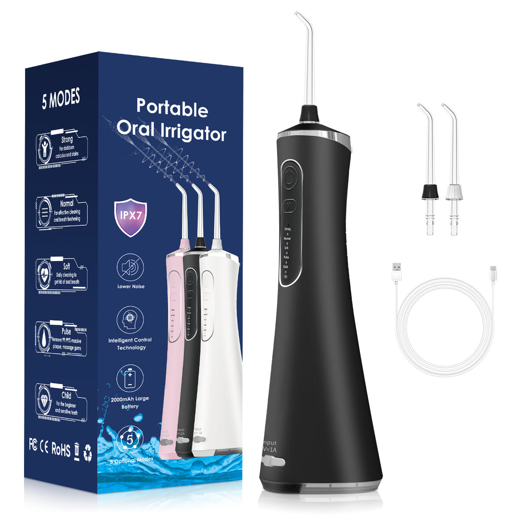 Cross-border OEM portable cleaning teeth irrigator electric teeth irrigator water flosser home ODM
