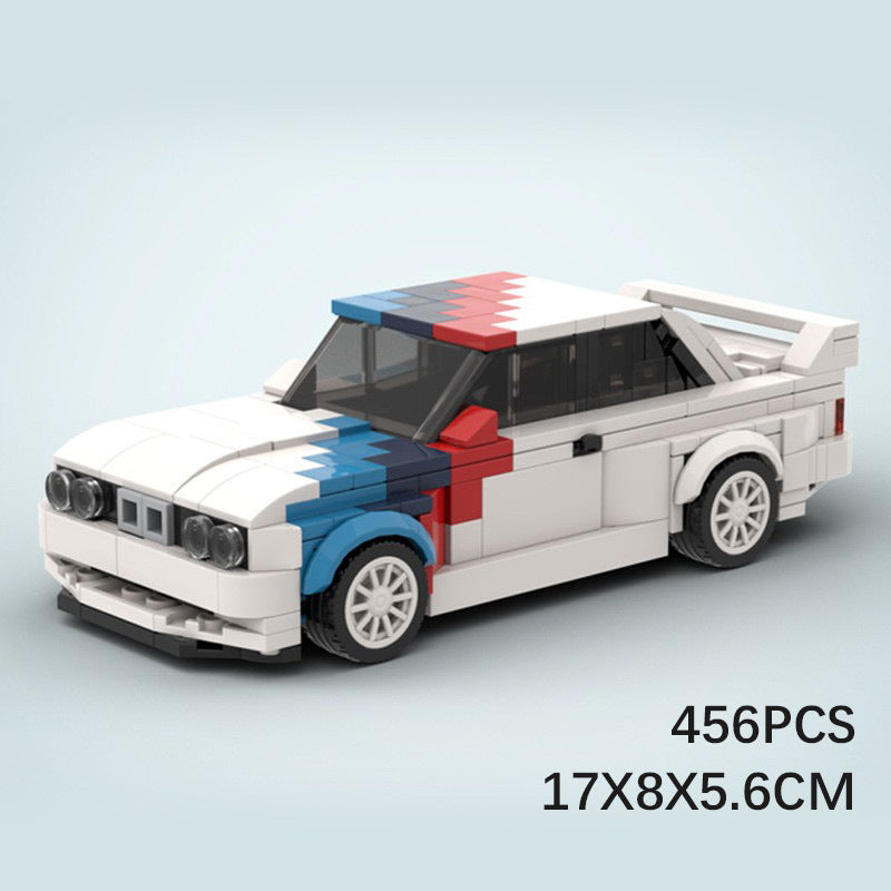 MOC building blocks compatible with Lego 53544 white BMW M3 E30 puzzle assembly gift racing DTM three colors