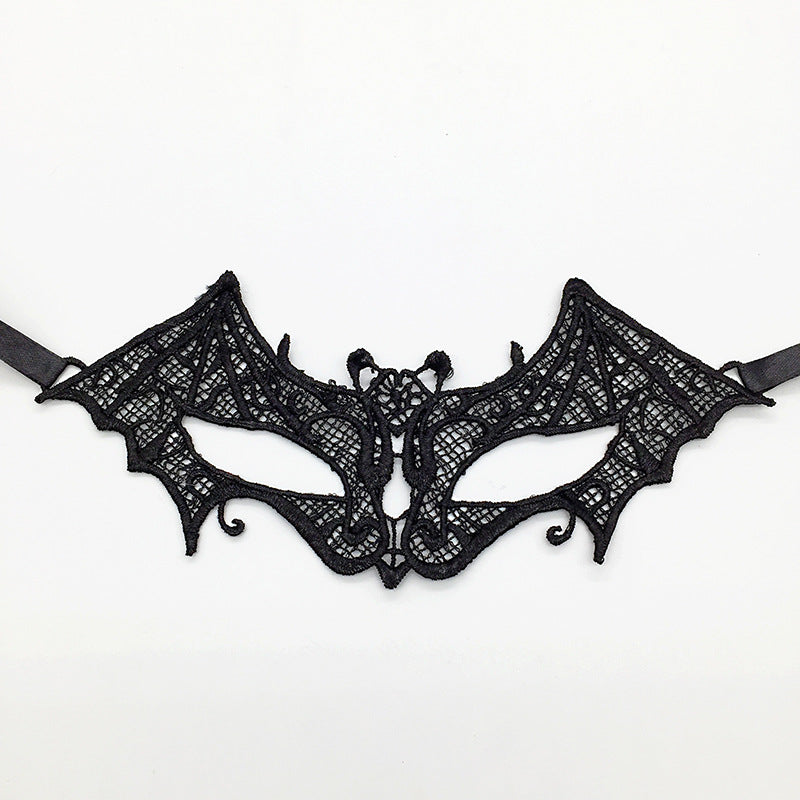 Cross-border exclusive masquerade party lace mask Christmas Halloween fun unshaped eye mask supplies