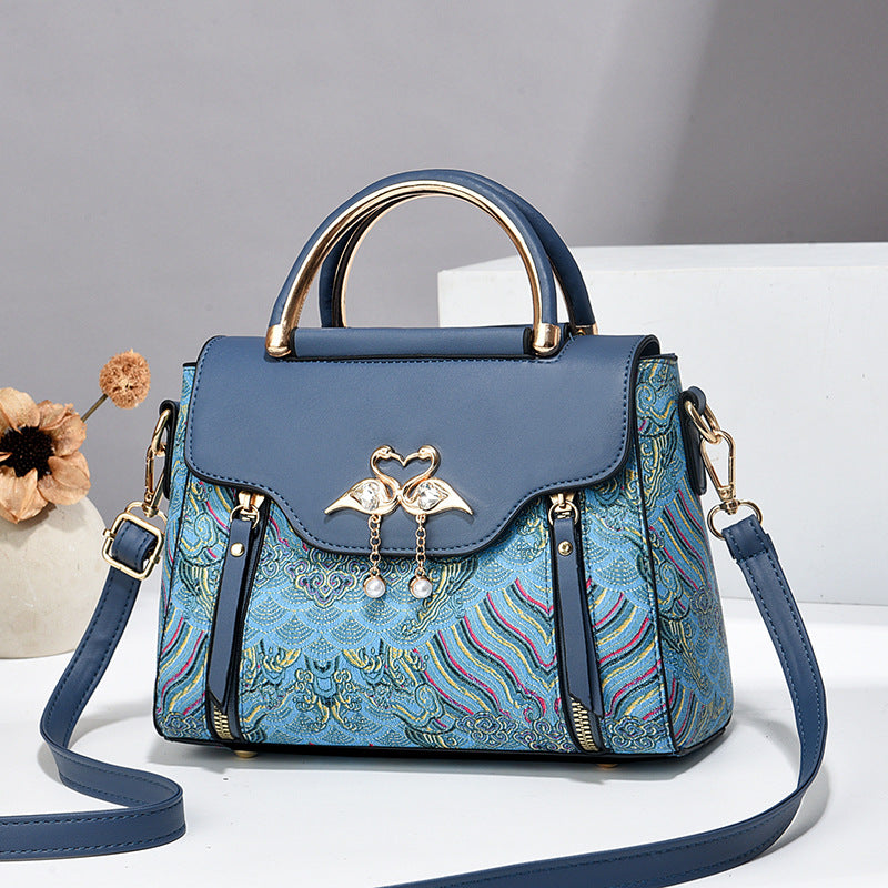 2025 new style pu bag women's bag light luxury ladies handbag high-end shoulder messenger bag small square bag women's cross-border