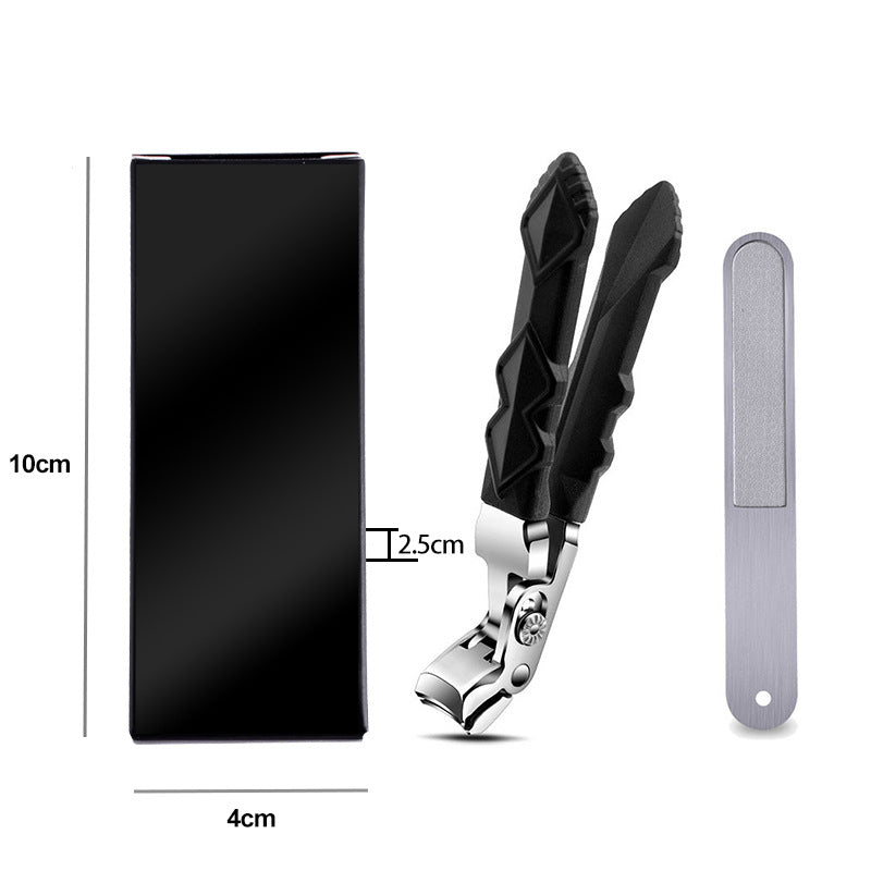 New style elbow nail clippers stainless steel long handle nail scissors large opening grip manicure nippers pedicure toenail nippers