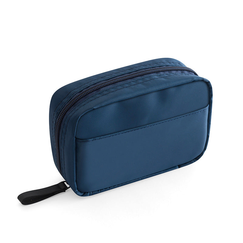 Makeup storage bag Mini portable waterproof cosmetic bag Korean simple female portable makeup lipstick bag