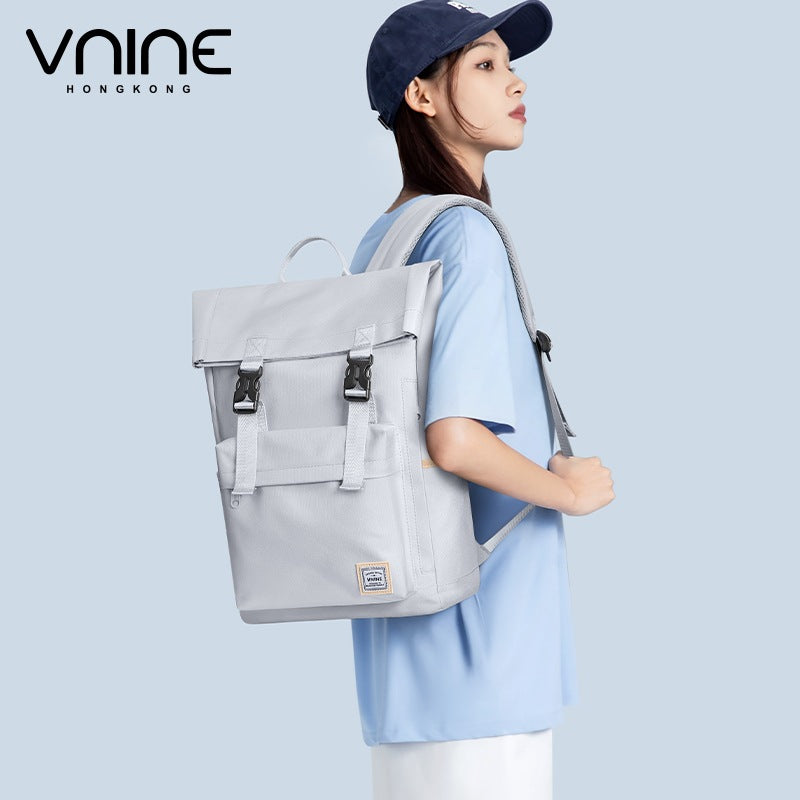 The Ninth City Men's Backpack Large Capacity Expandable Junior High School Girls Backpack Cycling Outdoor Bag