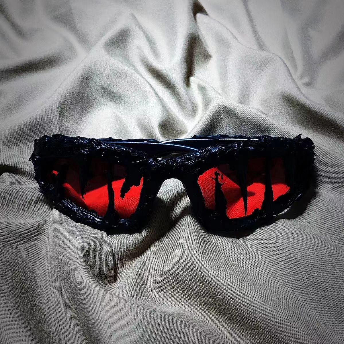 Cross-border Popular Halloween American Dark Abigail Epoxy Sunglasses