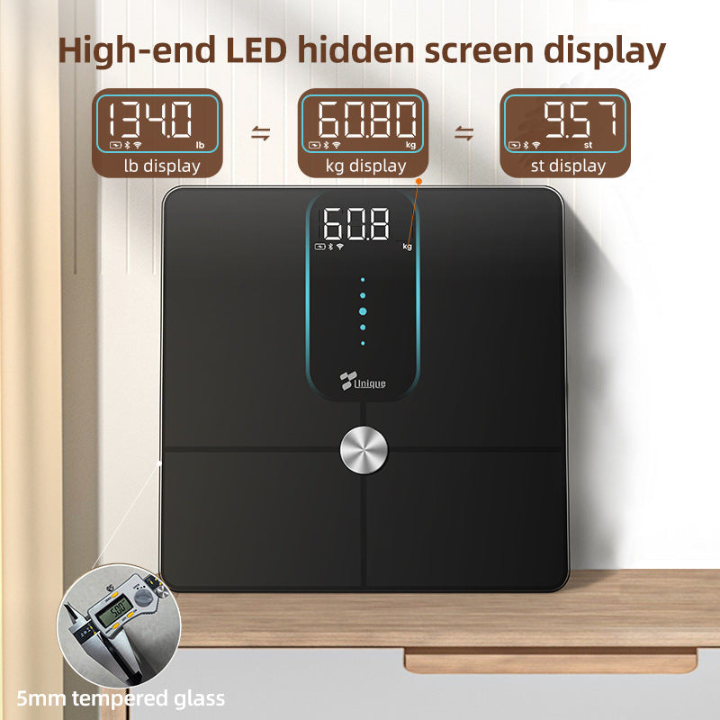 Body fat scale Bluetooth WiFi smart accurate small electronic weighing scale body fat scale fat measurement scale accurate