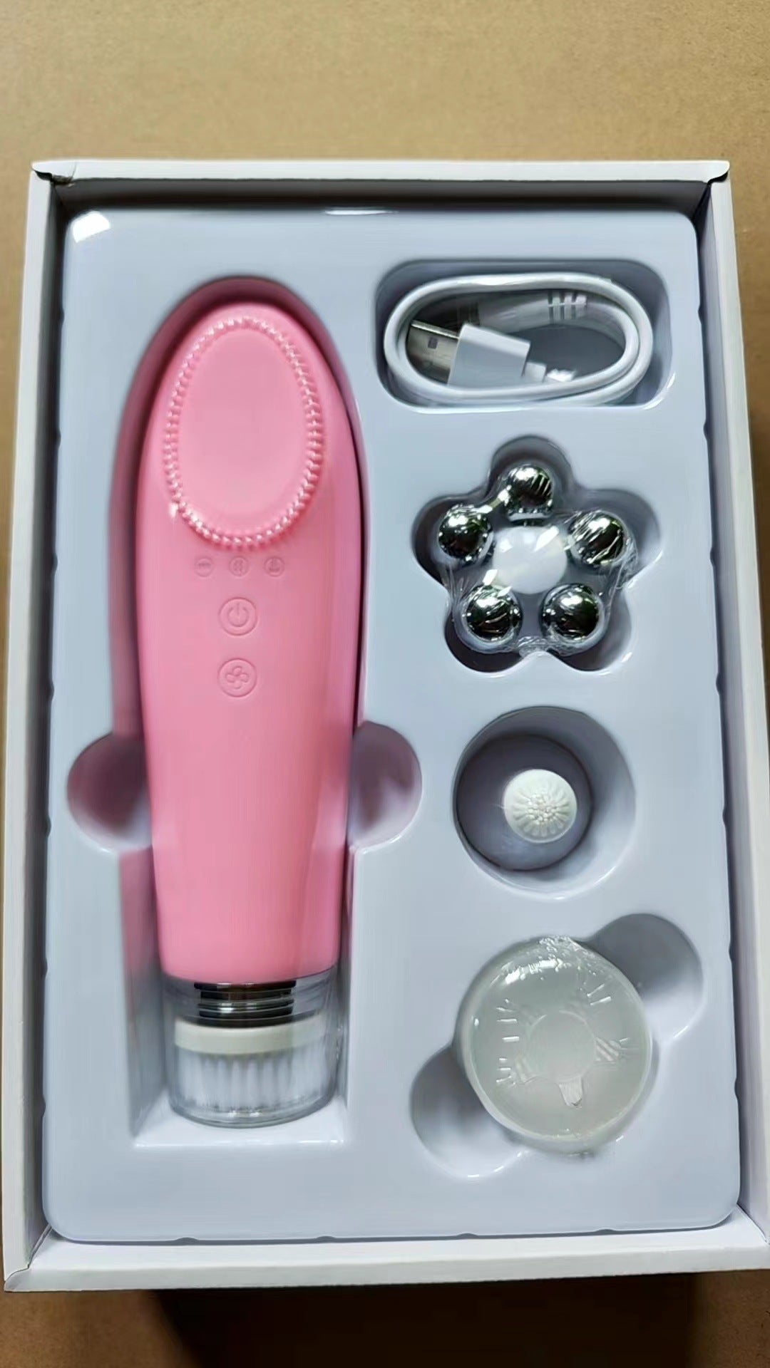 Temperature sensing facial cleanser pore cleaner electric face wash instrument home face eye hot compress massager beauty instrument