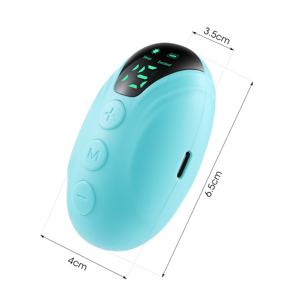 Cross-border handheld sleep monitor with intelligent microcurrent and 15 levels of deep sleep. Sleep Egg relieves stress and helps you sleep.