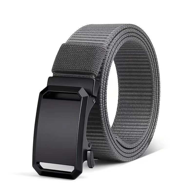 [Cross-border drop shipping] Toothless automatic buckle men's military training casual canvas nylon young people's military training belt