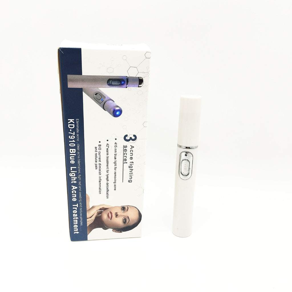 Blue light acne pen KD-7910 eye massager eye bags dark circles eye massage stick beauty eye instrument blue light acne removal