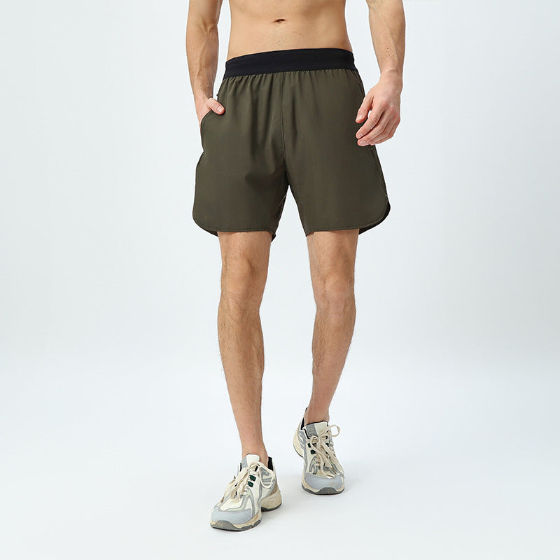 Summer LULU sports shorts men's fitness quick-drying pants breathable outdoor running casual training yoga shorts