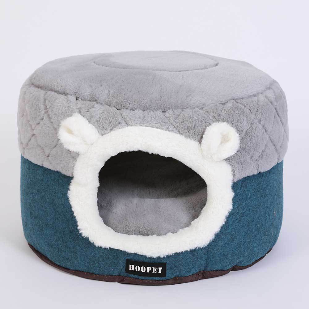 Cat bed winter warm kitten bed four seasons universal house fully enclosed winter villa cat house sleeping bag supplies