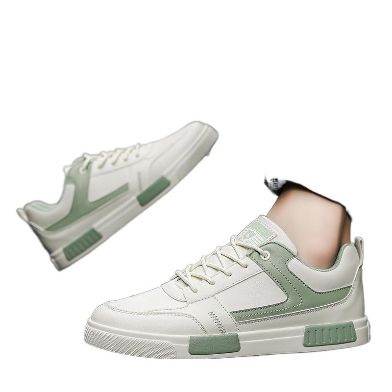 Men's shoes spring new breathable white shoes male students trendy all-match cloth shoes men's flat casual sneakers men