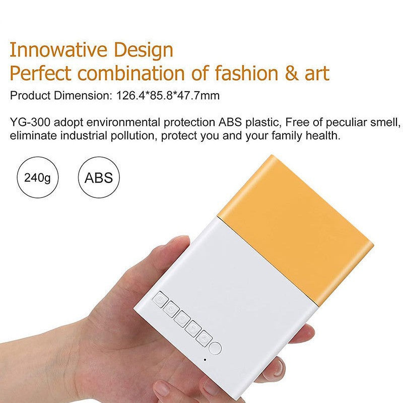 Cross-border YG300 projector children's small mini projector home wall projection 4K HD portable projector