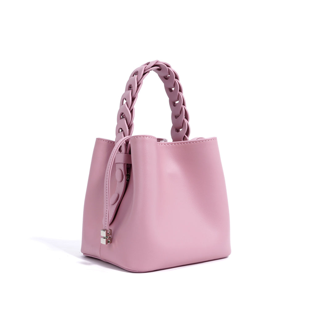 Handmade bucket bag woven handbag women 2025 new fashion high-quality vegetable basket bag mini crossbody bag small bag