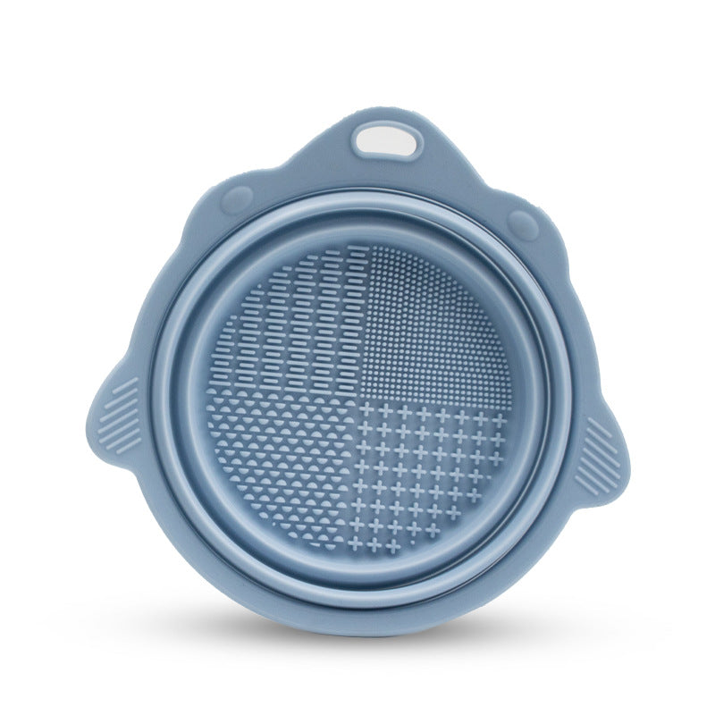 Manufacturers spot wholesale silicone pet bowls cat and dog food bowls drinking water bowls pet tableware supplies silicone foldable dog bowls
