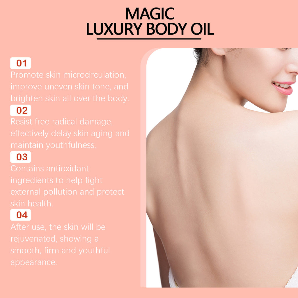 West Month Body Moisturizing Oil Daily Skin Nourishing Moisturizing Body Massage Oil