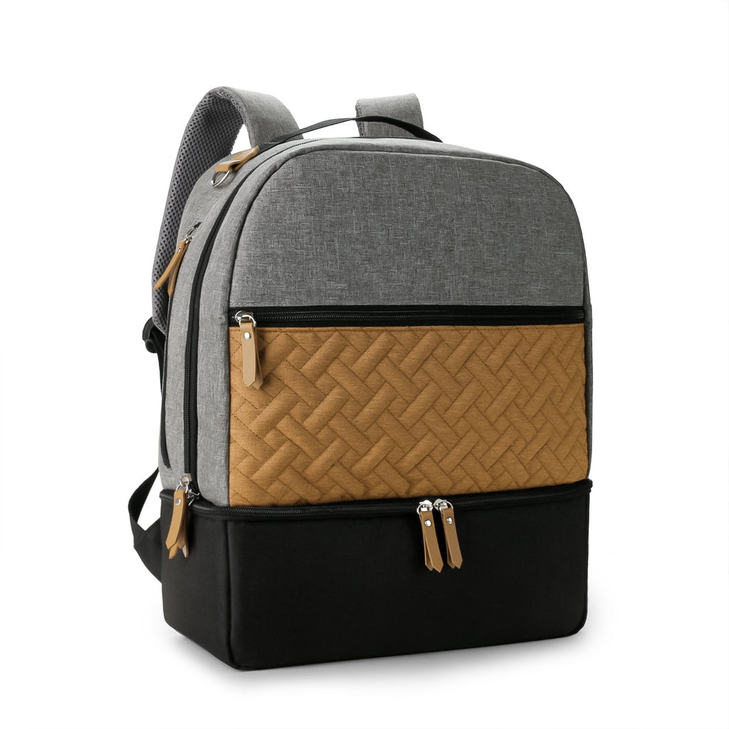 Mother and baby travel mommy bag outdoor dining baby food fresh-keeping backpack milk storage mommy bag