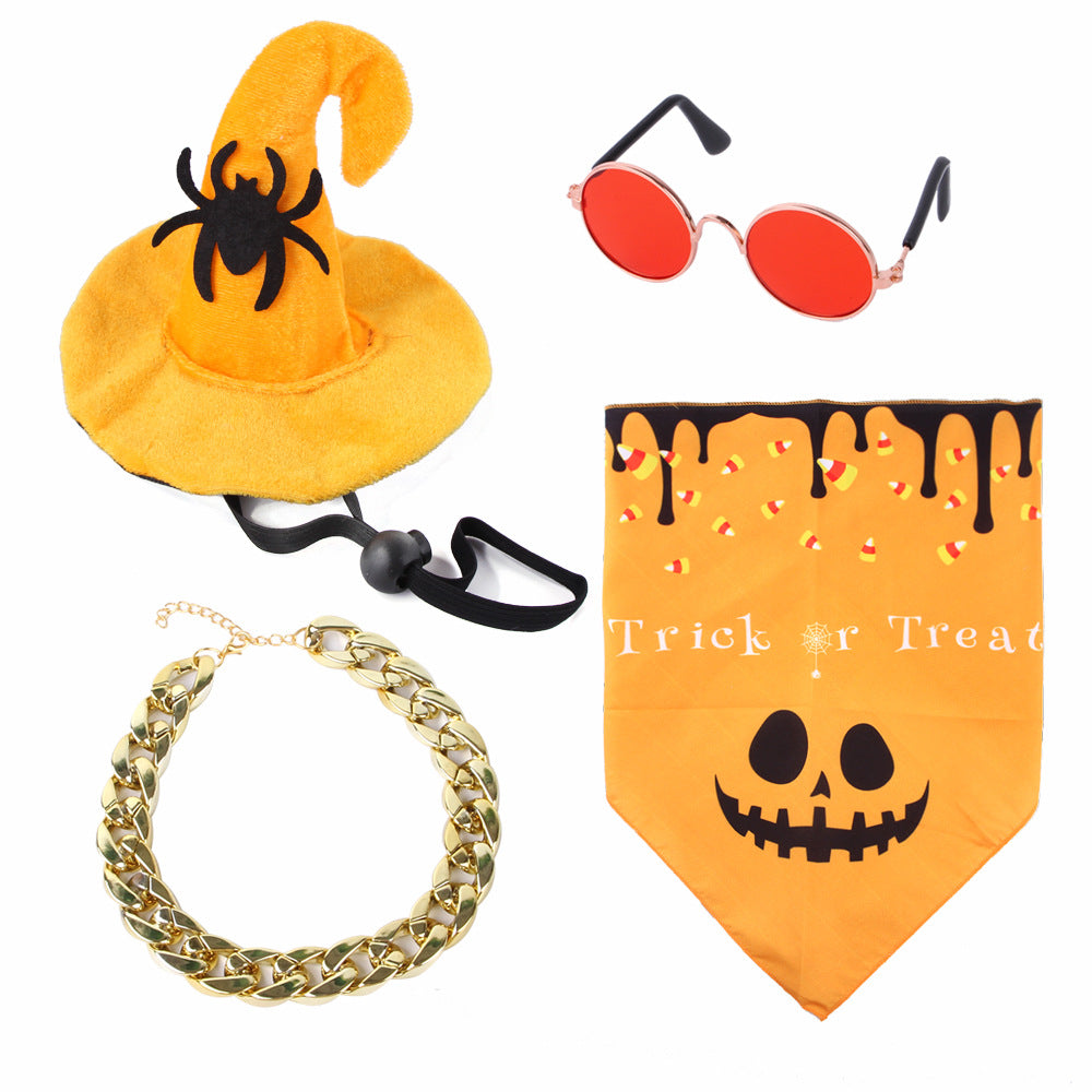 New Products Pet Dress Up Set Cat Halloween Transformation Costume Dog Halloween Set Supplies