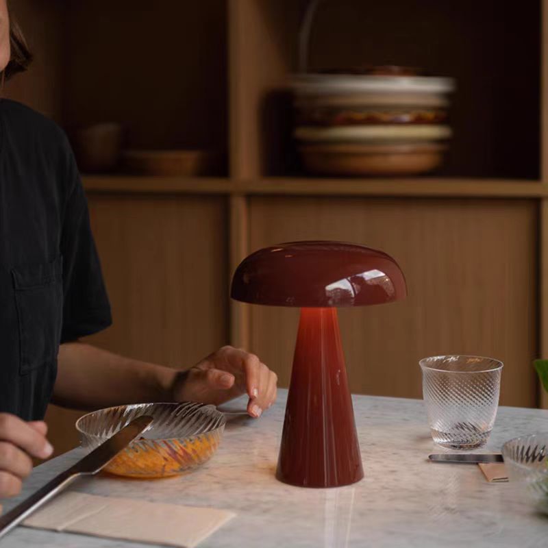 Denmark Como SC53 mushroom table lamp replica design portable USB charging Nordic restaurant living room bedside table lamp