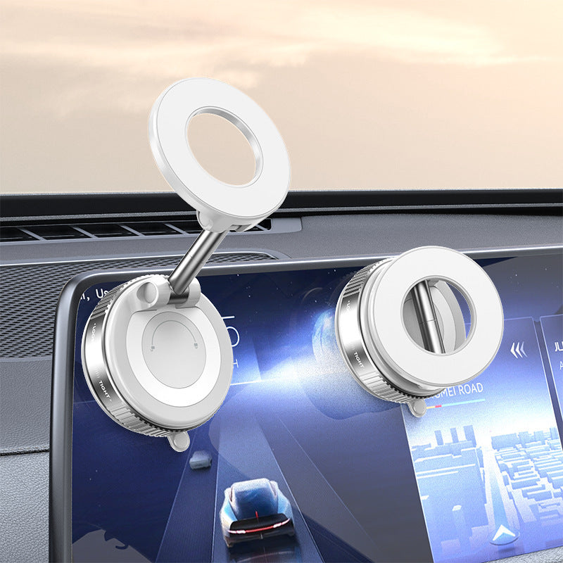 New 360° rotating vacuum magnetic car phone holder lazy folding car navigation multi-scene holder