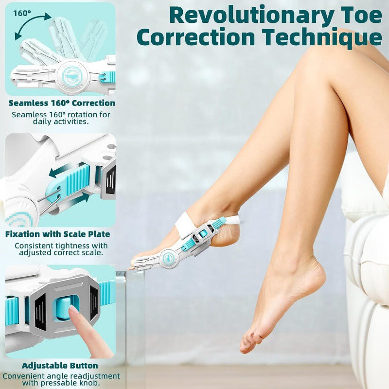 Enhanced version of the foot cover SEBS hallux valgus corrector female day and night with big toe cover male toe separator foot cover