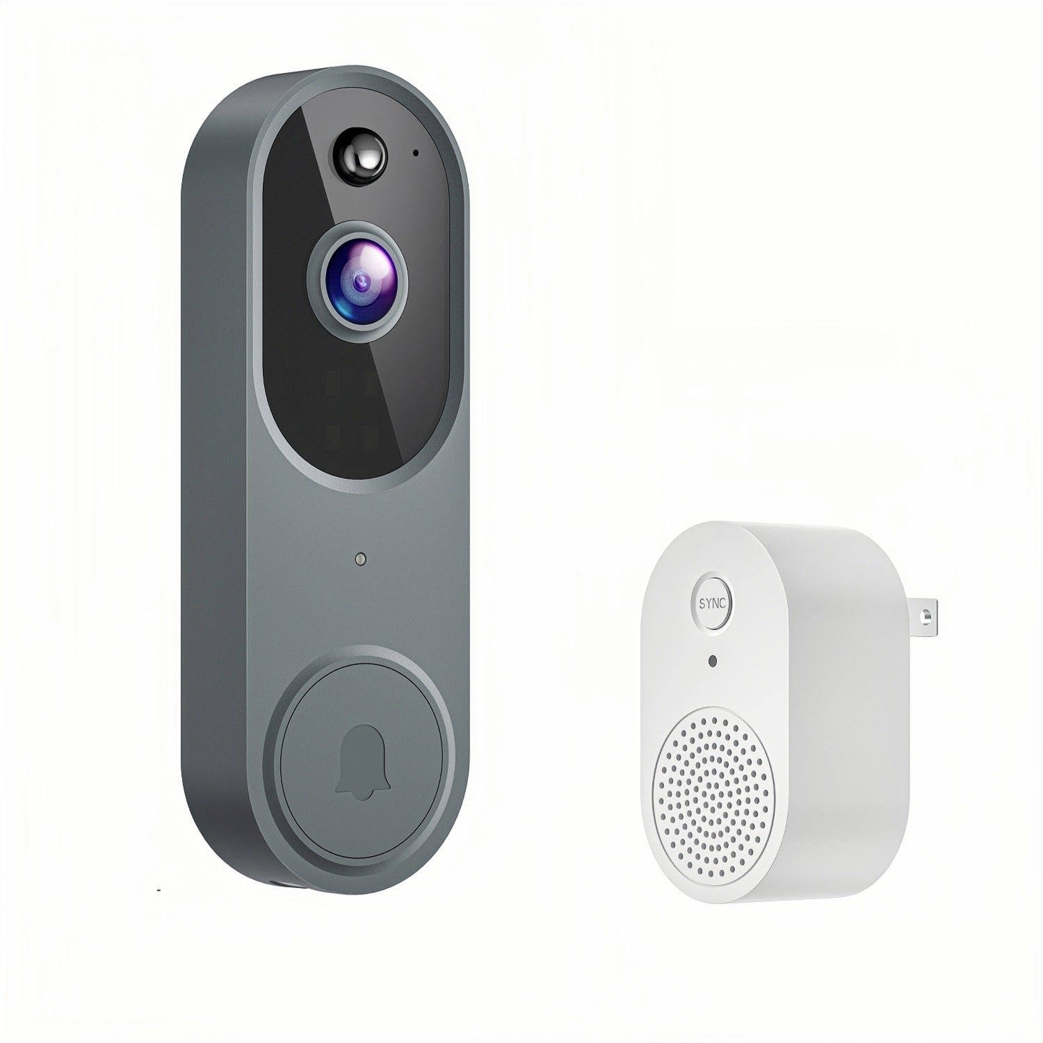 Cross-border smart video doorbell, wireless remote video intercom, human detection, HD night vision, smart home monitoring